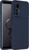 iMoshion Hoesje Geschikt voor Samsung Galaxy S9 Hoesje Siliconen - iMoshion Carbon Softcase Backcover - Blauw