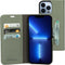 Mobiparts iPhone 13 Pro Max - Classic Wallet Case - Ruimte voor pasjes - Groen