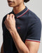 Superdry Classic Polo Pique - Modern-fit - Donkerblauw - Heren Poloshirt Maat L