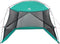 vidaXL - Camping - Muggennet - met - Deur - Groen - 4-Persoons - Waterdicht