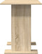 vidaXL - Eettafel - Sonoma - Eik - 110x60x75 - cm - Bewerkt - Hout