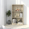 vidaXL - Boekenkast - met - 3 - schappen - 60x24x109 - cm - bewerkt - hout - sonoma - eik