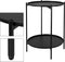 H&S - Collection - Bijzettafel - 50,5 - cm - metaal - zwart