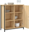 vidaXL - Dressoir - 70x30x80 - cm - bewerkt - hout - sonoma - eikenkleurig