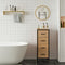 Woltu Ronde Wandspiegel met Gouden Frame 40 cm - Modern en Decoratief voor Badkamer, Slaapkamer en