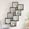 vidaXL - Wandkast - Zwart - Eiken - 90x15x119,5 - cm - Geengineerd - Hout