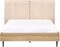 IZERNORE - Bed - Beige - 140 x 200 cm - Bouclé