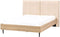 IZERNORE - Bed - Beige - 140 x 200 cm - Bouclé