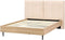 IZERNORE - Bed - Beige - 140 x 200 cm - Bouclé