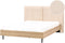 IZERNORE - Bed - Beige - 160 x 200 cm - Bouclé