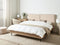 IZERNORE - Bed - Beige - 160 x 200 cm - Bouclé