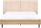 IZERNORE - Bed - Beige - 160 x 200 cm - Bouclé