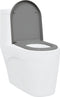 vidaXL - Snelle - Ontgrendel - Toiletbril - met - Soft - Close - Duroplast - Grijs