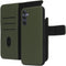 Mobiparts Galaxy A15 - 2 in 1 Wallet Case - Echt leer met uitneembare backcover - Groen