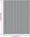 vidaXL - Dakpanelen - 12 - st - 60x45 - cm - gegalvaniseerd - staal - grijs