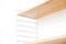 Tomado - Wandrek - Hout & Wit - Boekenrek - 70x21x68cm - Uitbreidbaar