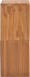 vidaXL - Opbergkast - 40x30x76 - cm - massief - teakhout