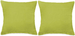 vidaXL - Sierkussenset - 60x60 - cm - velours - groen - 2-delig