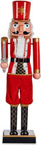 Decoratieve figuren Rood Zwart Notenkraker Plastic (21,5 x 81 x 16 cm)