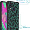 iMoshion Hoesje Geschikt voor Samsung Galaxy A40 Hoesje Met Koord - iMoshion Design Hoesje met Koord - Zwart / Meerkleurig / Groen / Panther Illustration