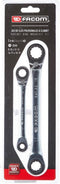 Facom Ringratelsleutelsset Recht en Verstelbaar 64C.S1 en 64C.S2 - 64C.J2PB
