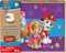 PAW Patrol - 3 Houten Puzzels - 24 stukjes - Met Opbergdoos
