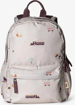 Citron Medium Rugzak - 33x24x13cm - Vehicles
