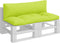 vidaXL - Palletkussens - 2 - st - stof - heldergroen