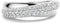 TI SENTO Dames Ring - 925 zilver - Zirconia wit - Maat 17.25 mm / maat 54 - 12281ZI