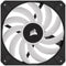 Corsair iCUE AF120 RGB Slim - Ventilator 120mm 600-2000 RPM 27,5 dB - Zwart (2 stuks)