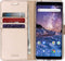 Accezz Hoesje Geschikt voor Nokia 7 Plus Hoesje Met Pasjeshouder - Accezz Wallet Softcase Bookcase - goud