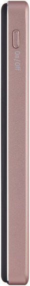 Intenso MW5000 - Powerbank - 5000 mAh - Draadloos opladen tot 15W - Roze