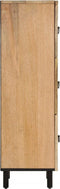 vidaXL - Bijzetkast - 40x33x110 - cm - massief - mangohout