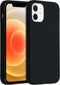 Accezz iPhone 12 Mini - Liquid Silicone Backcover - Schokabsorberend - Zwart