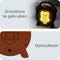 Alecto BC100MONKEY - Slaaptrainer Nachtlamp Wekker - Draadloos - Monkey