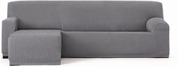 Hoes voor chaise longue met korte armleuning links Eysa TROYA Grijs 170 x 110 x 310 cm