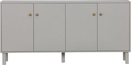 WOOOD Madu Dressoir - Grenen - Wolkengrijs - 78x160x46