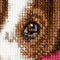 Thea Gouverneur - Borduurpakket met telpatroon - 732A - Voorgesorteerde DMC Garens - Puppy Liefde - Aida - 31 cm x 30 cm - DIY Kit