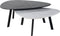 Richmond Salontafel Trocadero Set Van 2 Zwart/Wit