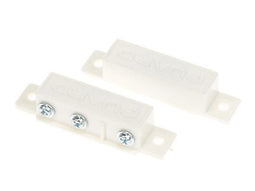 Velleman Magneetcontact voor ramen en deuren, tegen inbrekers en indringers, NC/NO, ABS-behuizing, wit