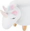 UNICORN - Hocker - Wit - Polyester