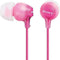 Sony MDR-EX15LP - In-ear oordopjes - Neodymium-drivers 9 mm - Roze