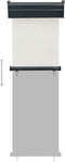 vidaXL - Balkonscherm - 65x250 - cm - crèmekleurig