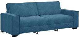 vidaXL - Driezitsbank - 180 - cm - fluweel - blauw