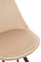 J-Line stoel Helene - metaal/textiel - beige