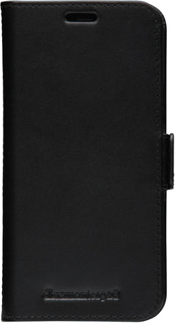 Dbramante1928 Copenhagen Slim - Flip cover - Leer - RFID protectie - Zwart