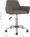 vidaXL - Eetkamerstoelen - draaibaar - 2 - st - fluweel - donkergrijs