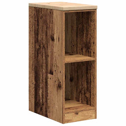 vidaXL - Garagekast - 30x51x85 - cm - massief - grenenhout - oud - hout