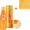 IZY Bottles - KNVB Drinkfles 500 ml inclusief Stickers - Roestvast Staal - Oranje