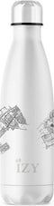 IZY Drinkfles - Den Haag - Inclusief donatie - Waterfles - Thermosbeker - RVS - 12 uur lang warm - 500 ml